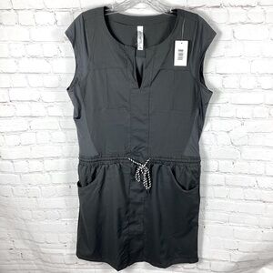 NWT Golf Linx Golf Athleisure Dress Gray Women’s Size‎ Large Pockets Lightweight